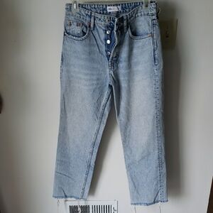 Zara Light Blue Denim Pants